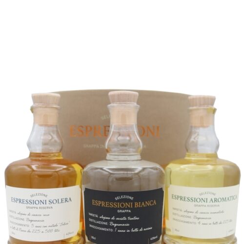 Marzadro - Selezione Espressioni - 3 x 35 cl - Grappa - Geschenk-Set Marzadro - Selezione Espressioni - 3 x 35 cl - Grappa - Geschenk-Set