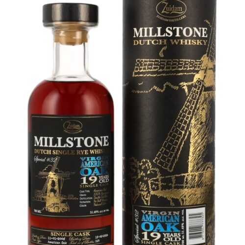 Millstone 19 Jahre - Vintage 2005 - Virgin American Oak - Special #32 - Dutch Single Rye Whisky Millstone 19 Jahre - Vintage 2005 - Virgin American Oak - Special #32 - Dutch Single Rye Whisky