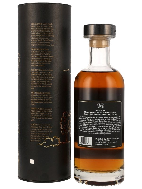 Millstone 4 Jahre - Vintage 2020 - Amontillado Cask - Special #33 - Dutch Single Malt Whisky