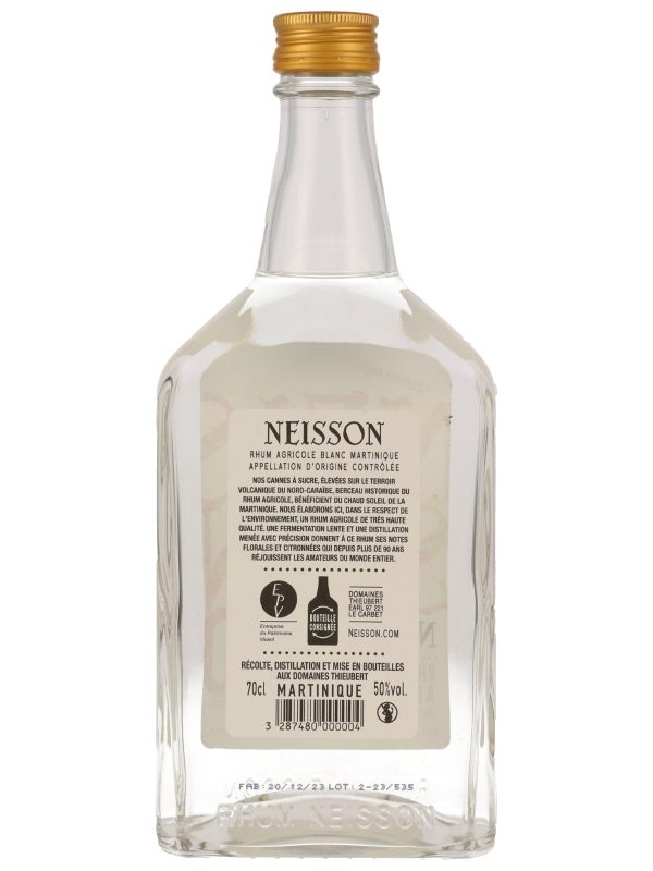 Neisson 50 - Rhum Blanc Agricole - Martinique - Rum R Neisson 50 - Rhum Blanc Agricole - Martinique - Rum