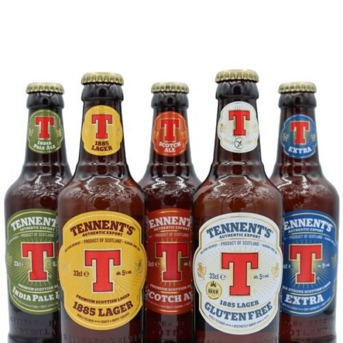 5er Schnupper-Set - Tennent's - Wellpark Brewery - 5x 0,33l
