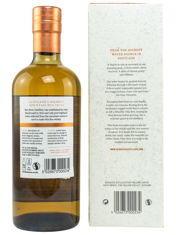 Ben Nevis 10 Jahre - Highland Single Malt Scotch Whisky R Ben Nevis 10 Jahre - Highland Single Malt Scotch Whisky