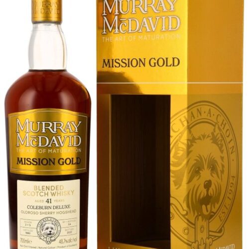Coleburn Deluxe 41 Jahre - Vintage 1980 - Oloroso Sherry Hogshead - Murray McDavid - Mission Gold - Limited Release - Blended Malt Scotch Whisky