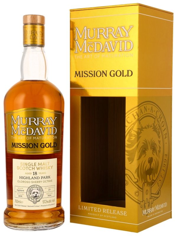 Highland Park 18 Jahre - Vintage 2006 - Oloroso Sherry Octave - Murray McDavid - Mission Gold - Limited Release - Single Malt Scotch Whisky Highland Park 18 Jahre - Vintage 2006 - Oloroso Sherry Octave - Murray McDavid - Mission Gold - Limited Release - Single Malt Scotch Whisky