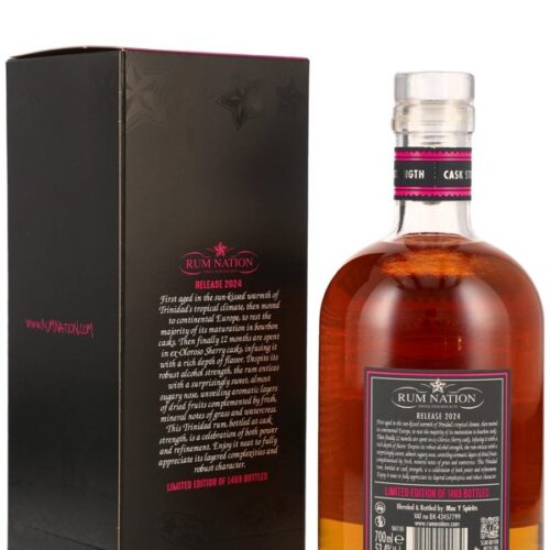 Rum Nation - Trinidad - 12 Jahre - Limited Edition - Cask Strength - Single Domaine Rum R Rum Nation - Trinidad - 12 Jahre - Limited Edition - Cask Strength - Single Domaine Rum