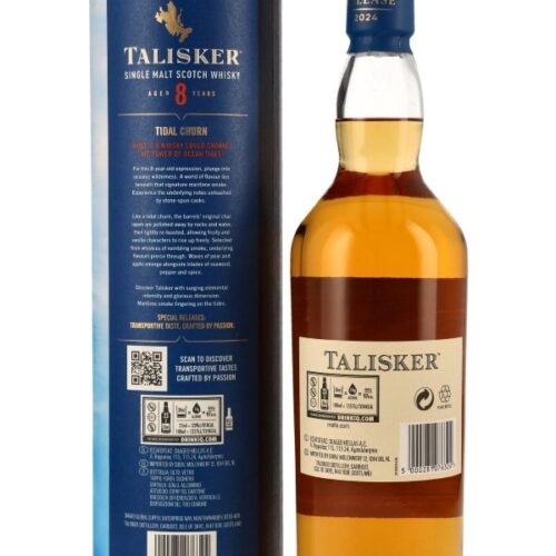 Talisker 8 Jahre - Tidal Churn - Diageo Special Release 2024 - Islands Single Malt Scotch Whisky R Talisker 8 Jahre - Tidal Churn - Diageo Special Release 2024 - Islands Single Malt Scotch Whisky