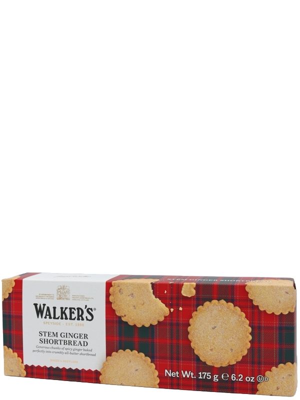 Walkers Stem Ginger Shortbread - 175g Walkers Stem Ginger Shortbread - 175g
