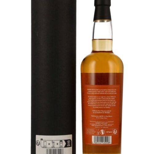 Bimber - ex-Bourbon Cask Matured - Cask No. 196 - Collection New Vibrations - Selected by La Maison du Whisky - Single Malt London Whisky