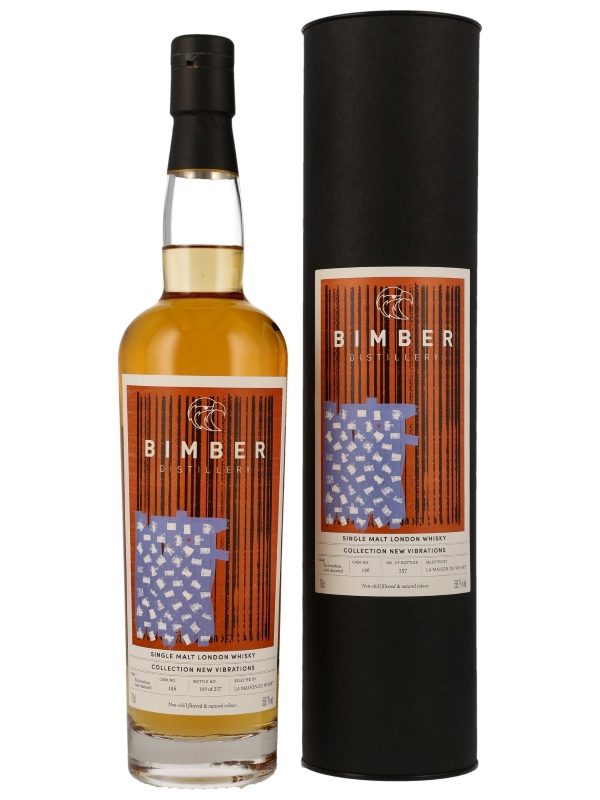 Bimber - ex-Bourbon Cask Matured - Cask No. 196 - Collection New Vibrations - Selected by La Maison du Whisky - Single Malt London Whisky Bimber - ex-Bourbon Cask Matured - Cask No. 196 - Collection New Vibrations - Selected by La Maison du Whisky - Single Malt London Whisky