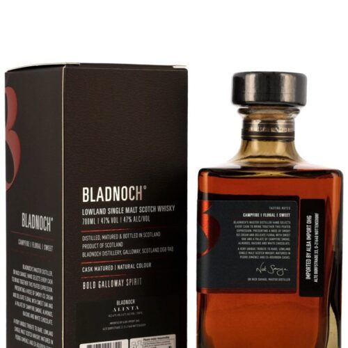 Bladnoch Alinta - PX-Sherry & Ex-Bourbon Cask Matured - Twinned Cask Collection - Lowlands Single Malt Scotch Whisky