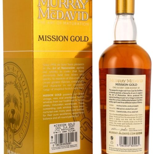 Caol Ila 17 Jahre - Vintage 2007 - Octave Trilogie - Amontillado Sherry - Cask 2301847-48 - Murray McDavid - Mission Gold - Limited Release - Single Malt Scotch Whisky