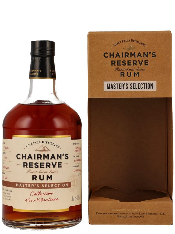 Chairman's Reserve 11 Jahre - Vintage 2010 - Ex-Bourbon Cask - No. 0295032010 - Master's Selection - Collection New Vibration - St. Lucia Blended Rum