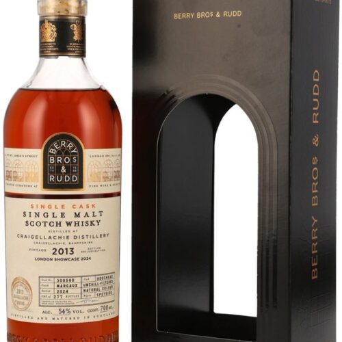 Craigellachie - Vintage 2013 - Margaux Hogshead - Cask No. 300580 - Berry Bros. & Rudd - London Showcase 2024 - Speyside Single Malt Scotch Whisky