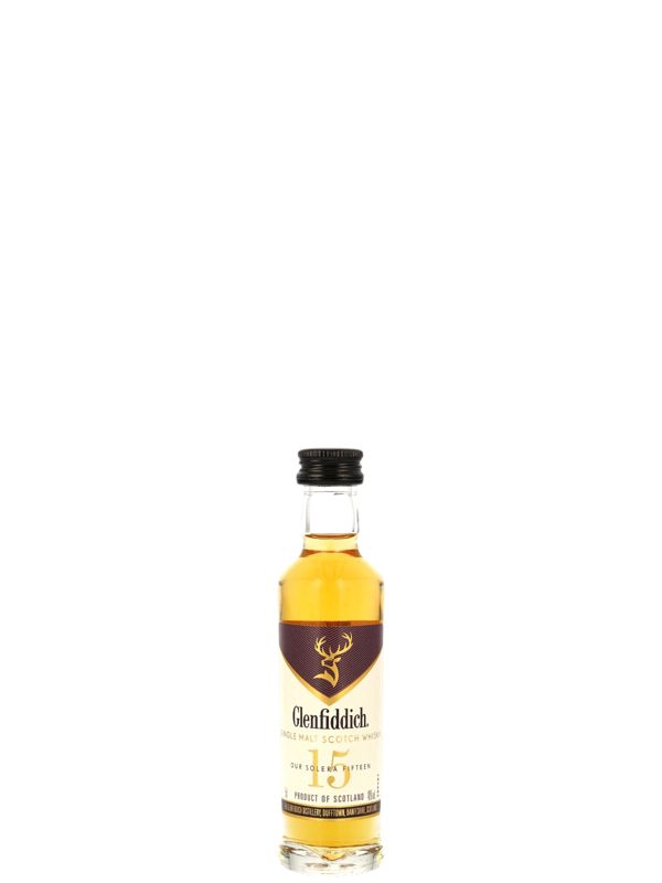 Glenfiddich 15 Jahre - 50 ml - Speyside Single Malt Scotch Whisky Glenfiddich 15 Jahre - 50 ml - Speyside Single Malt Scotch Whisky