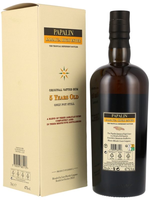 Papalin - 5 Jahre - Jamaica - Only Pot Still - Original Vatted Rum