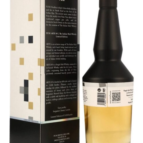 Puni 6 Jahre - ARTE No. 5 - Limited Edition - Italian Malt Whisky R Puni 6 Jahre - ARTE No. 5 - Limited Edition - Italian Malt Whisky