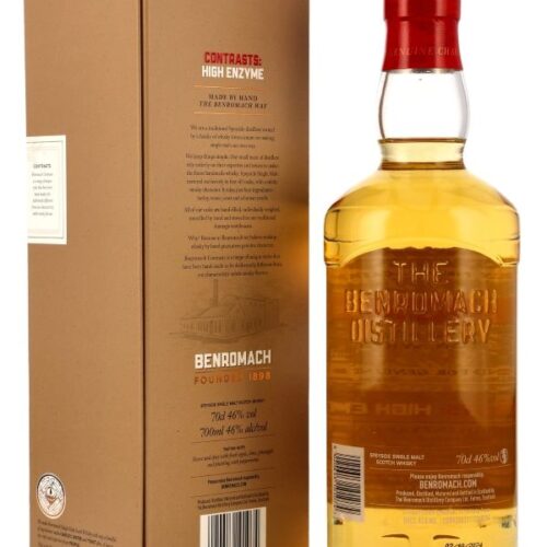Benromach 10 Jahre - Vintage 2012 - Contrasts High Enzyme - 1st Fill Bourbon Barrels - Speyside Single Malt Scotch Whisky R Benromach 10 Jahre - Vintage 2012 - Contrasts High Enzyme - 1st Fill Bourbon Barrels - Speyside Single Malt Scotch Whisky