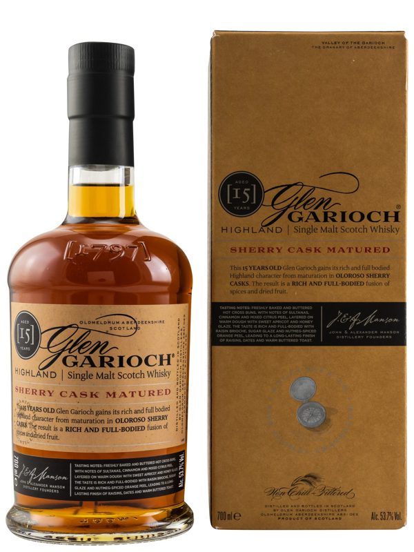 Glen Garioch 15 Jahre - Sherry Cask Matured - Highland Single Malt Scotch Whisky