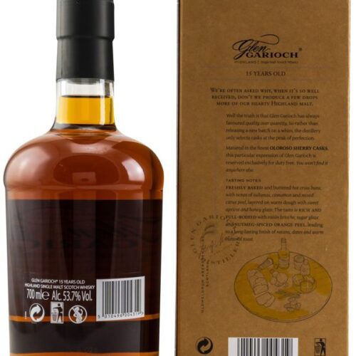 Glen Garioch 15 Jahre - Sherry Cask Matured - Highland Single Malt Scotch Whisky