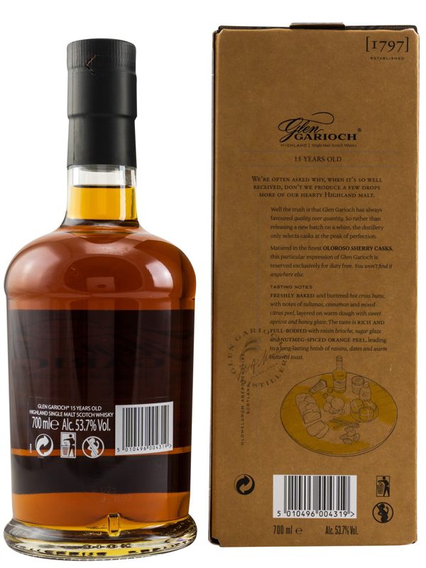 Glen Garioch 15 Jahre - Sherry Cask Matured - Highland Single Malt Scotch Whisky