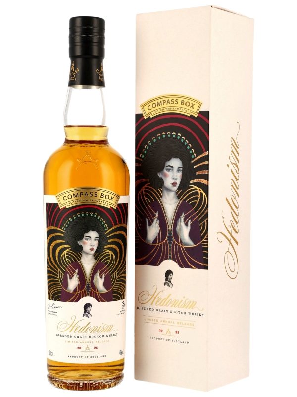 Hedonism - Compass Box - Limited Annual Release 2025 - Blended Grain Scotch Whisky Hedonism - Compass Box - Limited Annual Release 2025 - Blended Grain Scotch Whisky