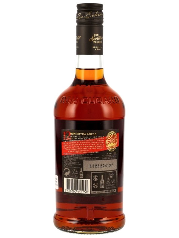 Ron Santiago de Cuba - 12 Años - Ron Extra Añejo - Cuba Rum