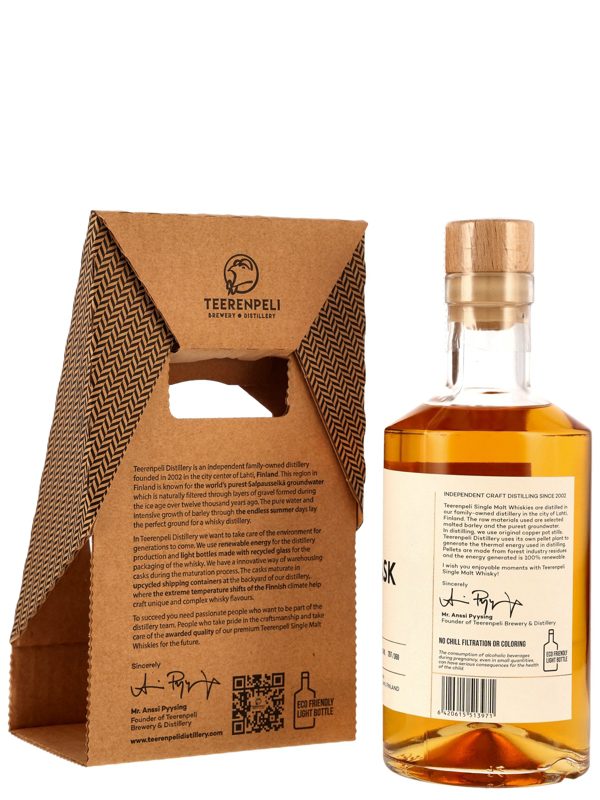 Teerenpeli 8 Jahre - Suomalaisen Viskin Päivä 2024 - Moscatel Cask - No. 30032016J - Single Malt Whisky