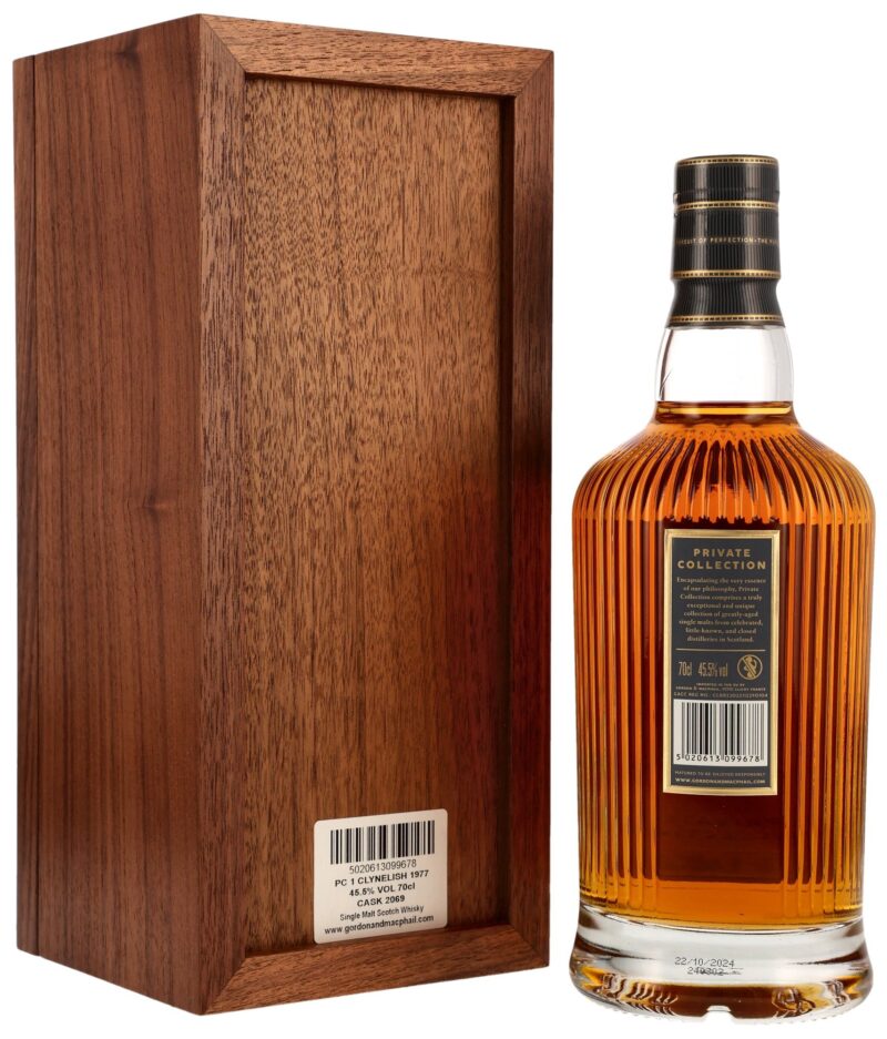 Clynelish 47 Jahre – Vintage 1977 – Refill American Hogshead Cask No. 2069 – Private Collection by Gordon & MacPhail - Single Malt Scotch Whisky