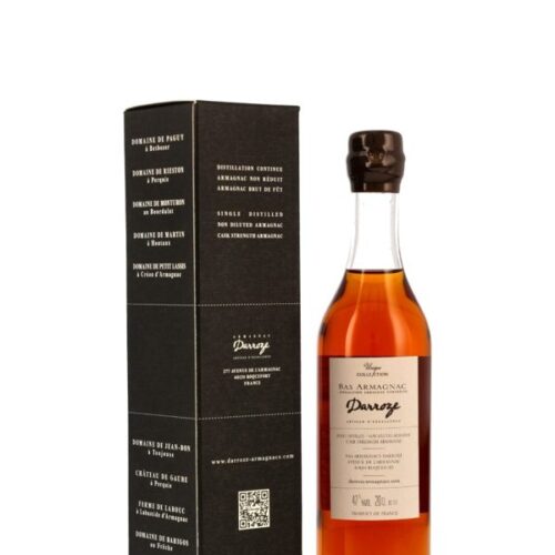 Darroze 20 Jahre - Vintage 2005/2025 - Appellation Bas-Armagnac Contrôlee - Domaine de Hourtica - 200 ml - Unique Collection