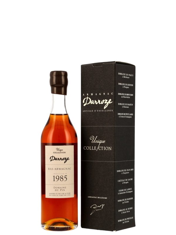 Darroze 40 Jahre - Vintage 1985/2025 - Appellation Bas-Armagnac Contrôlee - Domaine du Pin - 200 ml - Unique Collection