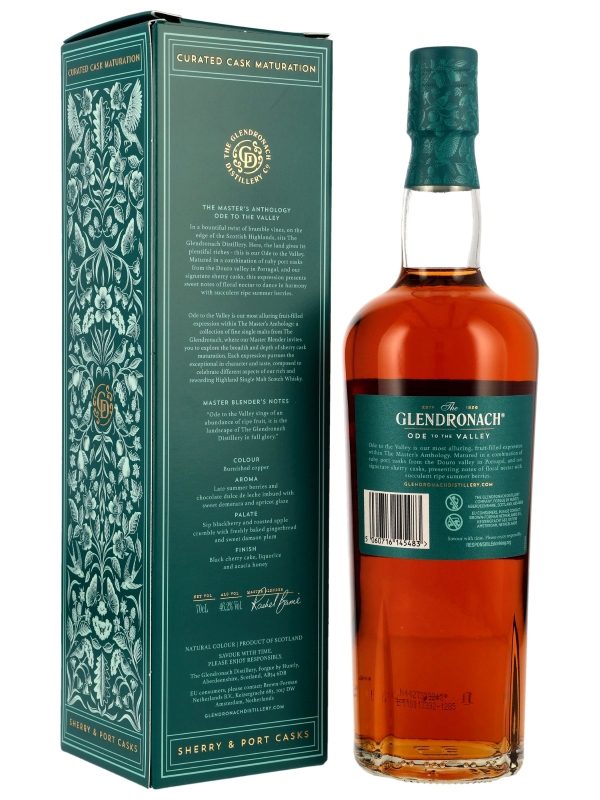Glendronach - Ode to the Valley - Sherry & Port Casks - Highland Single Malt Scotch Whisky