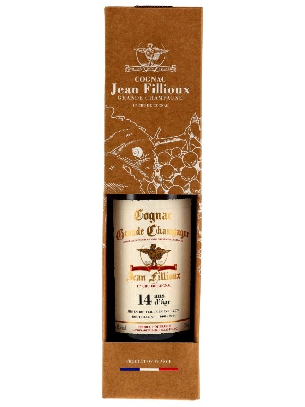 Jean Fillioux 14 Jahre - 1er Cru de Cognac - Cognac Grande Champagne - Cognac