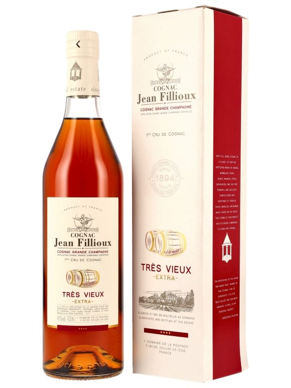 Jean Fillioux - Très Vieux - 1er Cru de Cognac - Extra - Cognac Grande Champagne - Cognac Jean Fillioux - Très Vieux - 1er Cru de Cognac - Extra - Cognac Grande Champagne - Cognac