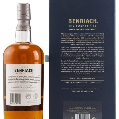 Benriach 25 Jahre - The Twenty Five - Four Cask Matured - Speyside Single Malt Scotch Whisky