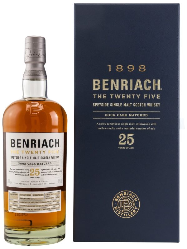 Benriach 25 Jahre - The Twenty Five - Four Cask Matured - Speyside Single Malt Scotch Whisky