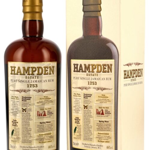 Hampden 3 Jahre - Pure Single Jamaica Rum Hampden 3 Jahre - Pure Single Jamaica Rum