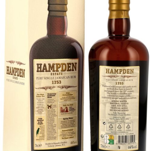 Hampden 3 Jahre - Pure Single Jamaica Rum R Hampden 3 Jahre - Pure Single Jamaica Rum
