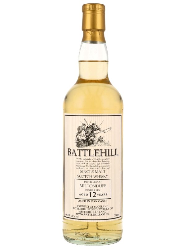 Miltonduff 12 Jahre - Battlehill - Aged in Oak Casks - Single Malt Scotch Whisky
