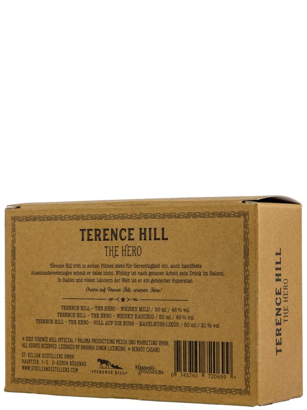 Terence Hill - The Hero - Tasting Box - 3 x 50 ml - St. Kilian - Blended Whisky