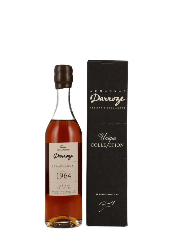 Darroze 60 Jahre - Vintage 1964/2024 - Appellation Bas-Armagnac Contrôlee - Domaine Châteaux de Gaube - 200 ml - Unique Collection