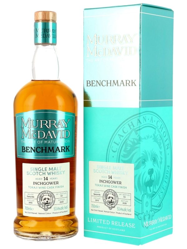 Inchgower 14 Jahre - Vintage 2010 - Tokaji Wine Cask Finish - Murray McDavid - Benchmark - Limited Release - Single Malt Scotch Whisky