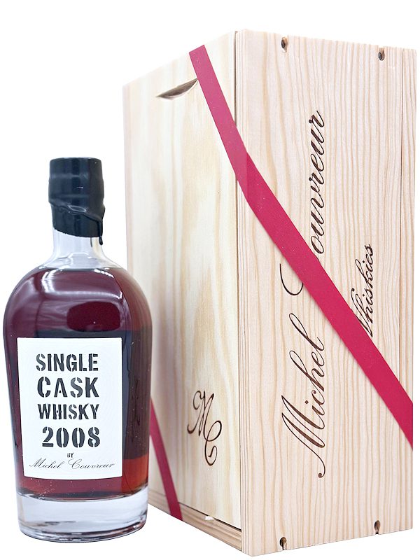 Michel Couvreur - 2008 Single Cask Whisky 16 Jahre - Single Malt Whisky - Matured the Last 8 Years in a Colheita Port Pipe from Niepoort