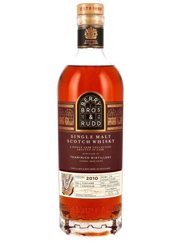 Teaninich 14 Jahre - Vintage 2010 - Hogshead - Cask No. 721397 - Crafted in Cask - Berry Bros. & Rudd - Single Malt Scotch Whisky