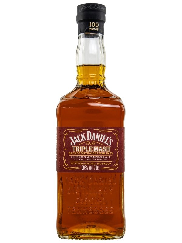 Jack Daniel's - Triple Mash - Botteld in Bond - 100 Proof - Blended Straight Whiskey