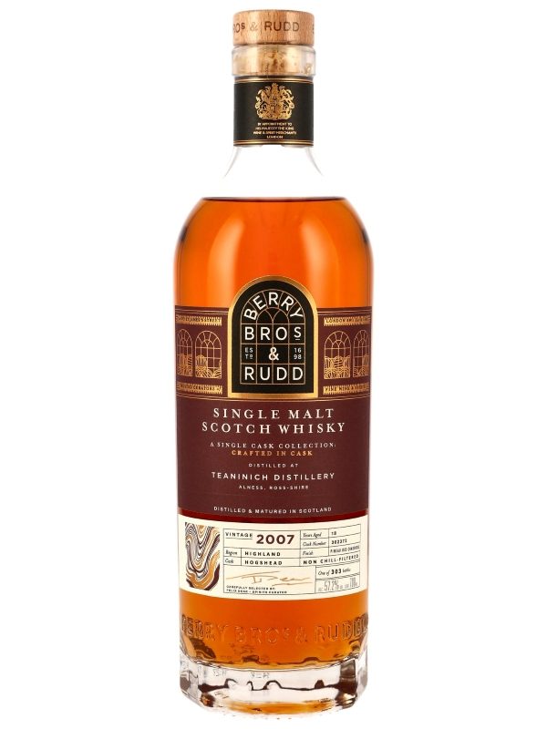 Teaninich 18 Jahre - Vintage 2007 - Hogshead - Cask No. 302372 - Crafted in Cask - Berry Bros. & Rudd - Single Malt Scotch Whisky
