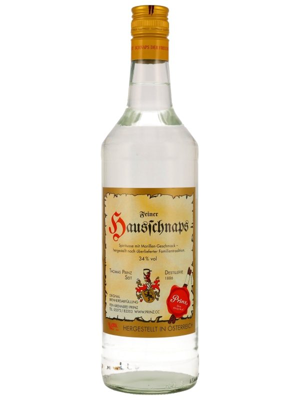 Prinz - Hausschnaps - Marille - Schnaps - 1 Liter