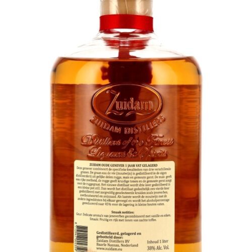 Oude Genever 1 Jahr - American Oak - Batch No. 003 - Zuidam Distillers - Genever