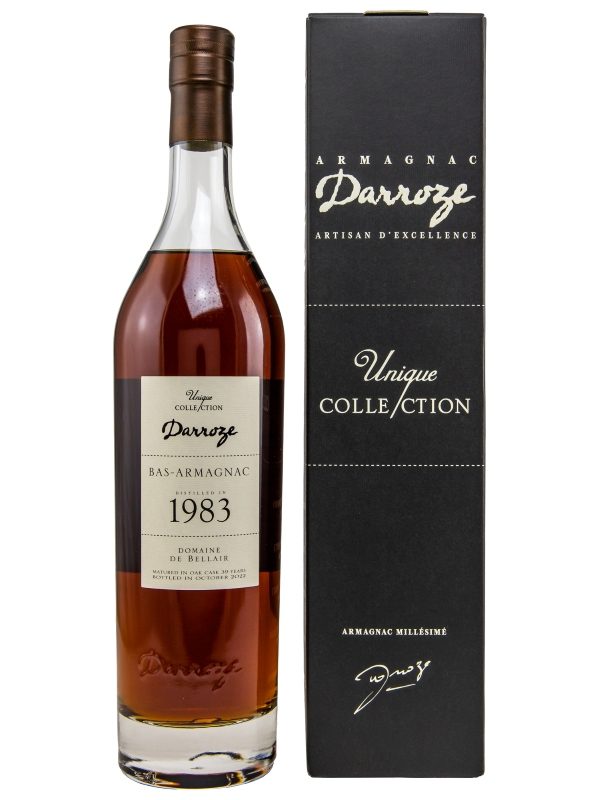 Darroze 39 Jahre - Vintage 1983/2022 - Appellation Bas-Armagnac Contrôlee - Domaine de Bellair - Unique Collection
