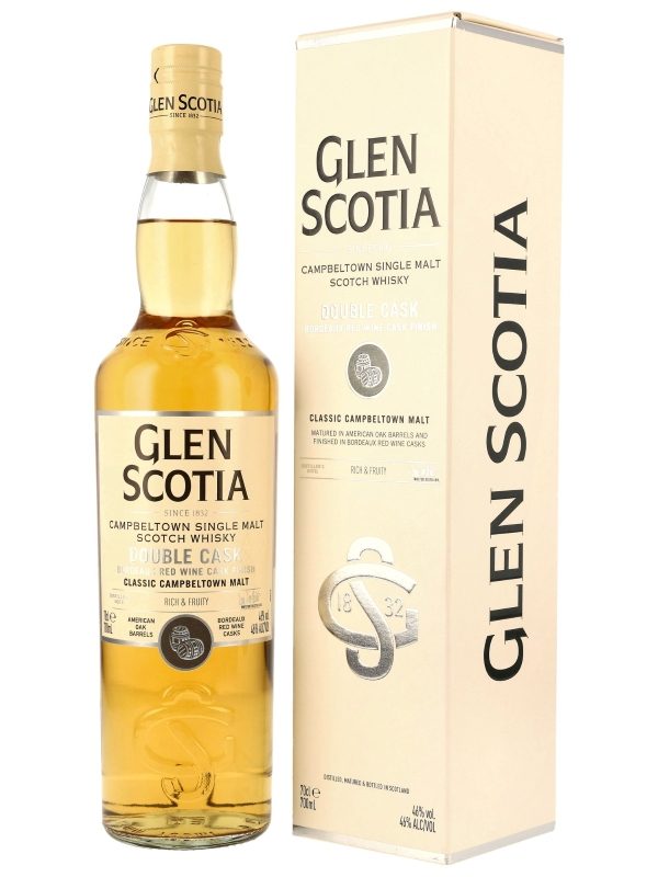 Glen Scotia - Double Cask - Bordeaux Red Wine Cask Finish - Classic Campbeltown Malt - Campbeltown Single Malt Scotch Whisky
