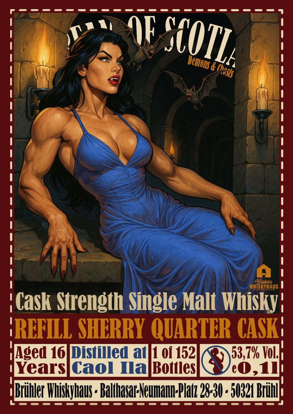 ados202559-klein 0,1l Caol Ila 16 Jahre - Refill Sherry Quarter Cask - A Dream of Scotland - max. 2 Flaschen p.P. & Haushalt - Versand startet ab dem 24. September 2025